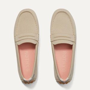 Rothy’s “The Driver” Loafer in Sesame